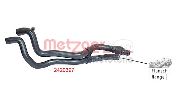 METZGER 2420397 Kühlerschlauch